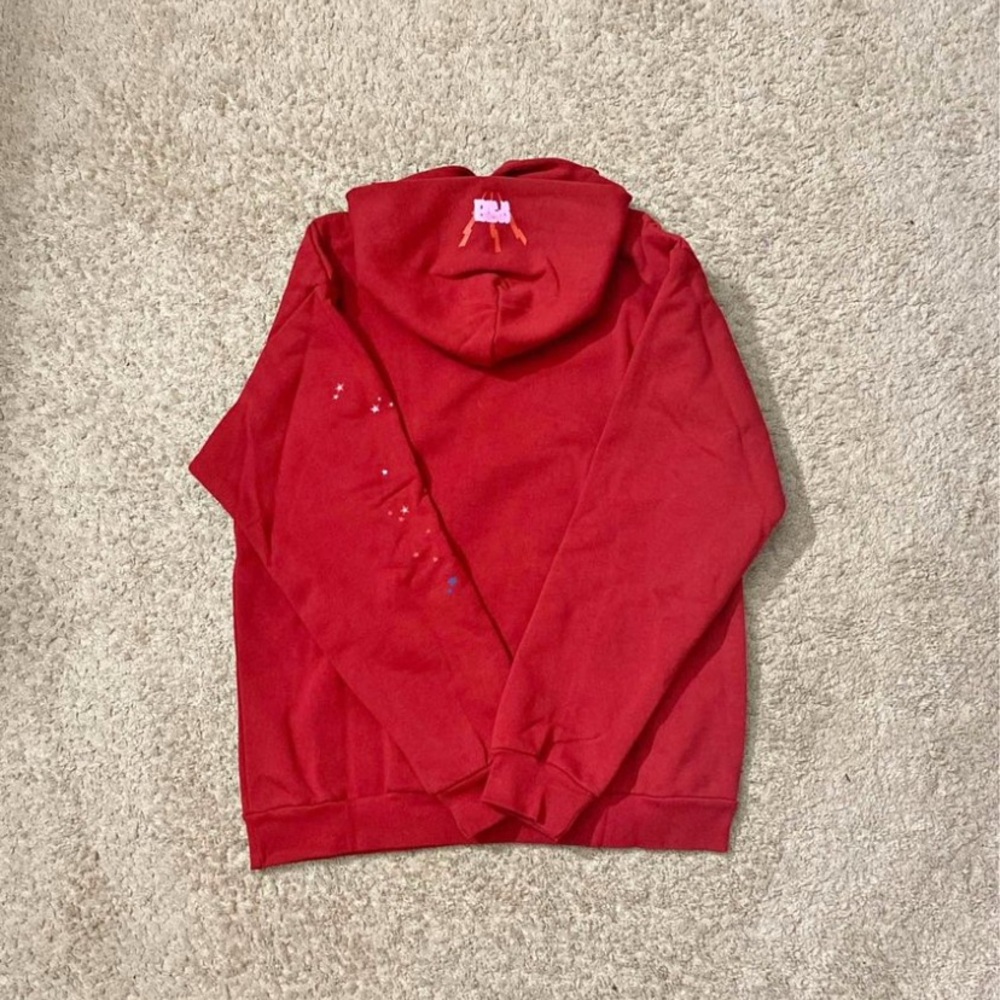 red sp5der hoodie